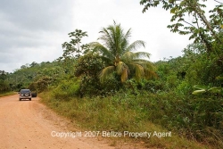 from main road