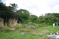 property boundary by road