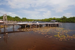 Bamba dock with San Pedro boats