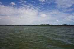 view on the lagoon