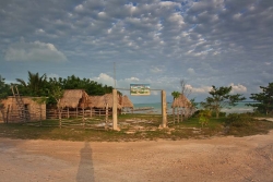 corner beach front lot in corozal
