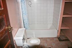 one bathroom