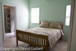 looking southeast master bedroom with ensuite basth