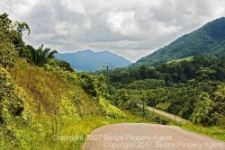 look east on road