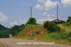 from road