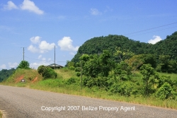 from road