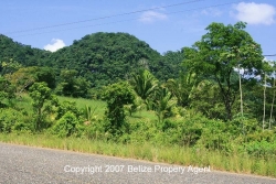 from road