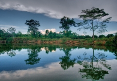 beautiful view of the river