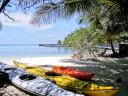 beautiful sand and sea on Thatch Caye Resort, one of the nicest parcels of Belize real estate for sale in the cayes